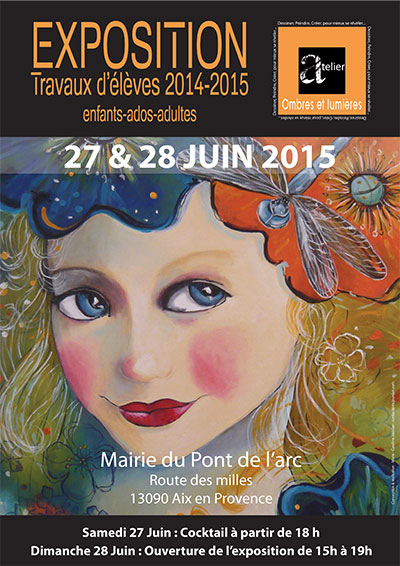 affiche-expo-2015 - Cours de Dessin et de Peinture